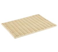APS 40296 Présentoir Plateau Plat Profi Line, 40 x 30 cm, Hauteur 1 cm, avec Fil d'acier Inoxydable, polypropylène, Dimensions Boulanger, Beige