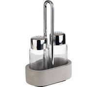 APS 40410 Ménage ELEMENT, 10 x 6 cm, hauteur 17 cm, le set comprend : salière et poivrière, support en béton