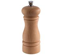 APS 40570 Moulin à poivre en bois de hêtre, broyeur en céramique, Ø 5,5 cm, hauteur 15,5 cm