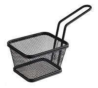 APS 40626 SNACKHOLDER Panier à friture en acier inoxydable Noir 10 x 8,5 x 6,5 cm