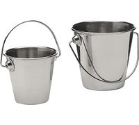 APS 40630 Set de 4 coupelles de service/à sauce SNACKHOLDER, Ø 7 cm en haut, hauteur 6,5 cm, 0,15 litre, acier inoxydable