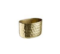 APS 40687 « CRAFT » Bol en aluminium avec surface martelée dorée, bol à sauce, pour plats froids et chauds, entre autres, 8,5 x 6,5 x 5,5 cm, 0,15 l.