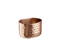 APS 40688 « CRAFT » Bol en aluminium avec surface martelée couleur cuivre, bol à sauce, pour plats froids et chauds, entre autres, 8,5 x 6,5 x 5,5 cm, 0,15 l.