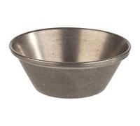 APS 40720 Lot de 6 coupelles à sauce en acier inoxydable vieilli Ø 6 cm hauteur 2,5 cm