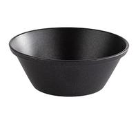 APS 40723 Lot de 6 coupelles à sauce en acier inoxydable Gris/noir Ø 6 cm Hauteur 2,5 cm
