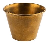 APS 40725 Lot de 6 coupelles à sauce en acier inoxydable Doré Ø 6 cm Hauteur 4,5 cm