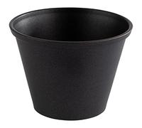 APS 40727 Lot de 6 coupelles à sauce en acier inoxydable Gris/noir Ø 6 cm Hauteur 4,5 cm