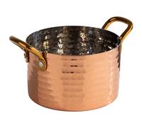 APS 40732 MUMBAI Pot de service en acier inoxydable aspect cuivre Ø 11,5 cm 0,6 l