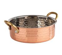 APS 40734 MUMBAI Pot de service en acier inoxydable aspect cuivre Ø 16 cm 0,7 l