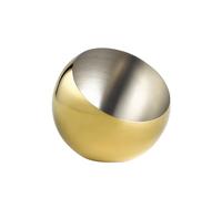 APS 40773 Bol SPHERE, Ø 16 cm, hauteur 15 cm, 0,8 litre, inox, look doré, Or