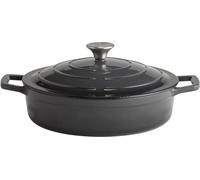 APS 5 Stars Cocotte avec couvercle, hauteur : 70 mm, ø : 280 mm anthracite/crème