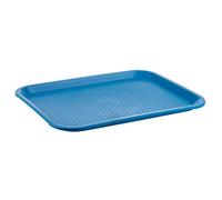 APS 539 Plateau de restauration rapide incassable fabriqué en Allemagne Bleu 35 x 27 x 2 cm