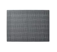 APS 60583 Set de Table en Silicone Lavable, Anti-Taches et antidérapant Anthracite 45 x 33 cm