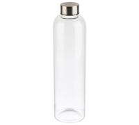 APS Germany Bouteille en verre transparente 66909 H.28,5 cm Ø7,5 cm 1 l