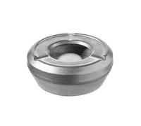 APS 72 Cendrier à vent, acier inoxydable, look vintage, Ø 10 cm, hauteur 4,5 cm