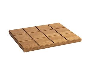 APS 759 Square GN 1/2 Planche à buffet en chêne huilé 32,5 x 26,5 x 2,5 cm