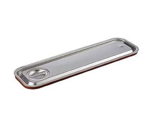 APS 80028 GN 2/4 couvercle de transport, joint en silicone, poignée encastrée et trou pour éviter le vide, ne convient pas aux fours mixtes.