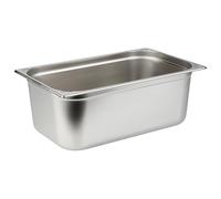 APS 81108 Récipient GN 1/1, récipient Gastronorm en acier inoxydable/Dimensions 32,5 x 53 cm/Profondeur 200 mm/Volume 28 litres