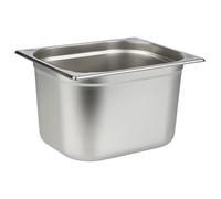 APS 81208 Récipient GN 1/2, récipient gastronorme en acier inoxydable/dimensions 265 x 325 mm/hauteur 200 mm/volume 11.65 litres