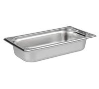 APS 81302 GN 1/3, récipient gastronorme en acier inoxydable, dimensions 175 x 325 mm/hauteur 650 mm/volume 2,5 litres