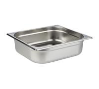 APS 81704 Récipient GN 2/3, acier inoxydable Récipient Gastronorm, dimensions 325 x 355 mm/hauteur 100 mm/volume 8,4 litres