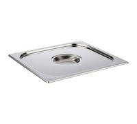APS 81795 GN 2/3 couvercle sans logement pour cuillère, acier inoxydable, dimensions 325 x 355 mm/hauteur 30 mm