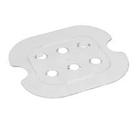APS 82011 GN Égouttoir en polycarbonate pour récipients Gastronorm compatible avec GN 1/6 Dimensions : 11,7 x 10,4 cm, hauteur : 2 cm