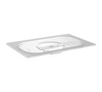 APS Couvercle pour bac GN de 1/4 264 x 162 mm polycarbonate Passe au micro-ondes et temperat ureig Nung à partir de -40 °C à + 100 °c Passe et de vaisselle