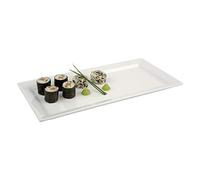APS 83403 Plateau Pure, 35,5 x 18 cm, Hauteur 3 cm, mélamine, Blanc