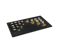 APS 83479 PURE GN 1/1 Plateau en mélamine, 53 x 32,5 x 3 cm, noir