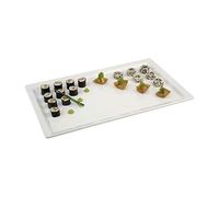 APS 83480 Plateau GN 1/2 "Pure, 32,5 x 26,5 cm, Hauteur 3 cm, Mélamine, Blanc