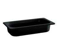 APS 83750 ECOLINE GN 1/4 Mélamine avec encoche sur le bord, 26, 5 x 16, 2 x 6, 5 cm 1.35 l Noir