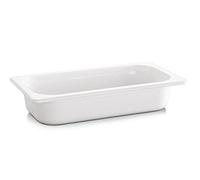 APS 83753 ECOLINE GN 1/3 Récipient en mélamine avec encoche sur le bord, 32,5 x 17,6 x 6,5 cm, 2 l, blanc