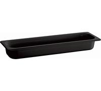 APS 83754 Bac GN 2/4 ECO LINE, 53 x 16,2 cm, Profondeur 65 mm, 3 litres, Mélamine, noir