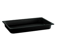APS 83758 Récipient GN 1/1 ECO LINE, 53 x 32,5 cm, profondeur 65 mm, 7,1 litres, mélamine, noir