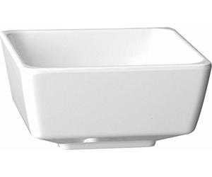 APS 83910 Bol FLOAT, 5,5 x 5,5 cm, hauteur 3 cm, mélamine, blanc