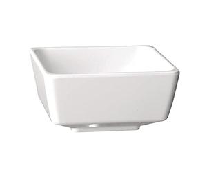 APS 83916 Bol FLOAT, 19 x 19 cm, hauteur 9,5 cm, mélamine, blanc