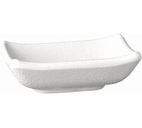 APS 83946 Bol ZEN, 9 x 7 cm, hauteur 2,5 cm, 0,05 litre, mélamine, blanc, aspect pierre