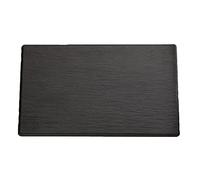 APS GF071 Plateau en mélamine Ardoise, 1/2 GN