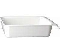APS 83960 Bac GN 1/2 CASCADE, 32,5 x 26,5 cm, Hauteur 7,5 cm, 3,65 litres, Mélamine, blanc
