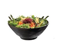 APS 84111 Bol MARONE, Ø 19 cm, hauteur 8 cm, mélamine, noir avec bord brun