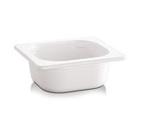 APS 84305 Bac GN 1/6 ECO LINE, 17,6 x 16,2 cm, Profondeur 100 mm, 1 litre, Mélamine, blanc