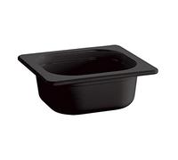 APS 84311 GN 1/6 Récipient ECO LINE, 17,6 x 16,2 cm, profondeur 100 mm, 1 litre, mélamine, noir