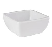 APS 84424 Coupe PURE, 6,5 x 6,5 cm, hauteur 3 cm, mélamine, blanc