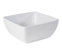 APS 84425 Plat PURE, 32 x 32 cm, hauteur 14 cm, mélamine, blanc