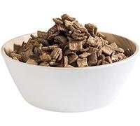 APS 84609 "Frida, bol en mélamine presque incassable, saladier, Ø 20 cm x H : 7,5 cm, bol à snacks, empilable, intérieur imitation bois, extérieur blanc, lavable au lave-vaisselle