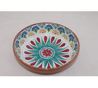 APS 84689 Saladier "Arabesque", beige/bleu, mélamine, 20,5 cm x 5,5 cm