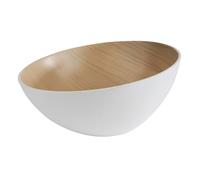 APS 84924 Frida Bol en mélamine Blanc/beige 28,5 x 14 cm 2,6 l
