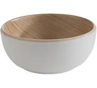 APS 84930 Frida Bol en mélamine Blanc/beige 8,5 x 3,5 cm