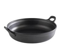 APS 85151 Padella Bol en mélamine avec pieds antidérapants Noir Ø 28 cm Hauteur 9 cm